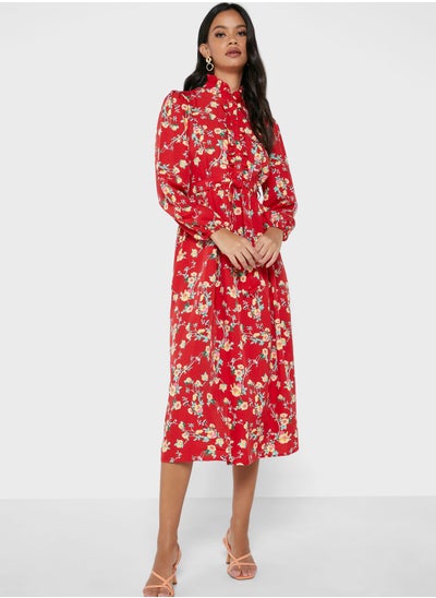 Buy Floral Print Dress in Saudi Arabia