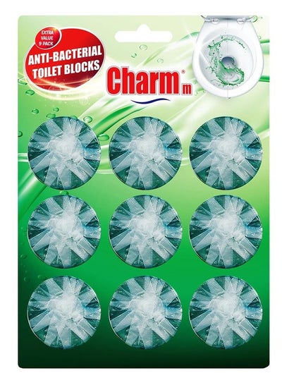 Buy Charmm Toilet Block Green 9PK in UAE