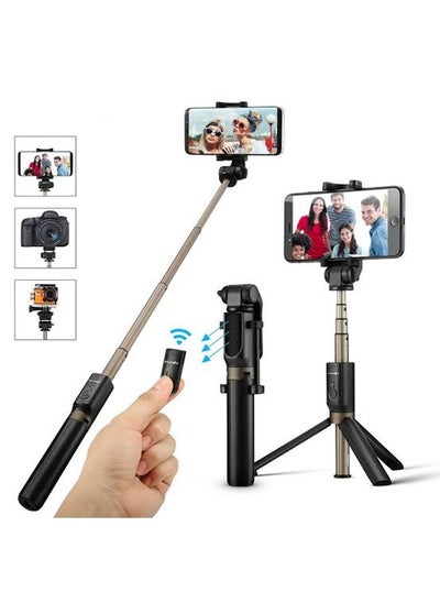 Buy K07 Flexible Selfie Stick Tripod Stand Bluetooth Remote Control For Phone Camera in UAE