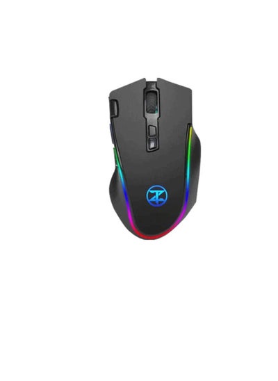 Buy TechnoZone V 6 Gaming Mouse 8 PROGRAMMABLE KEYS 13 KIND RGB LIGHT AND SOFTWEAR EDITABLE UP TO 12800 dpi in Egypt