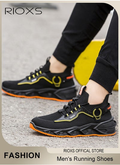 Buy Men's Fashion Running Shoes Casual Athletic Workout Sneakers Breathable Sports Shoes For Jogging Walking in Saudi Arabia