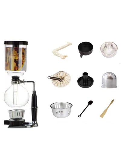 Buy Syphon Coffee Maker Set 5 Cups in UAE