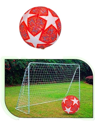 Buy Soccer Ball Official Size 5 High Quality PU Material Outdoor Match Football Training For Kids And Adults in Saudi Arabia
