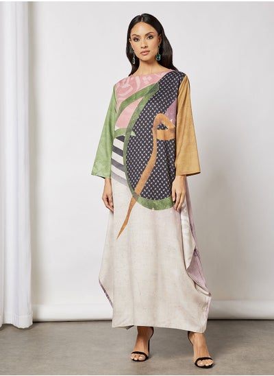 Buy Printed Oversized Jalabiya in Saudi Arabia