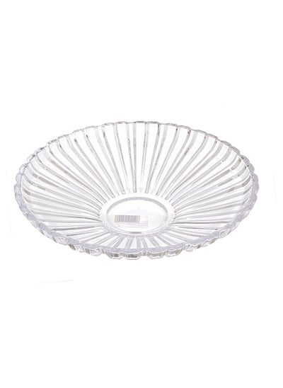 Buy Akher el Ankoud Blanc Max Glass Fruit Plate LZ128-1 in Egypt