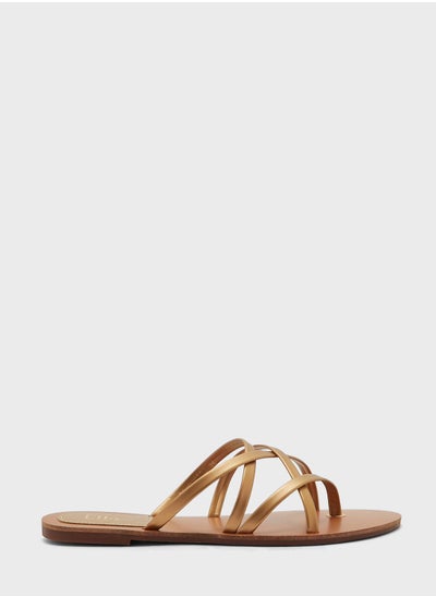 Buy Criss Cross Flat Sandal in Saudi Arabia