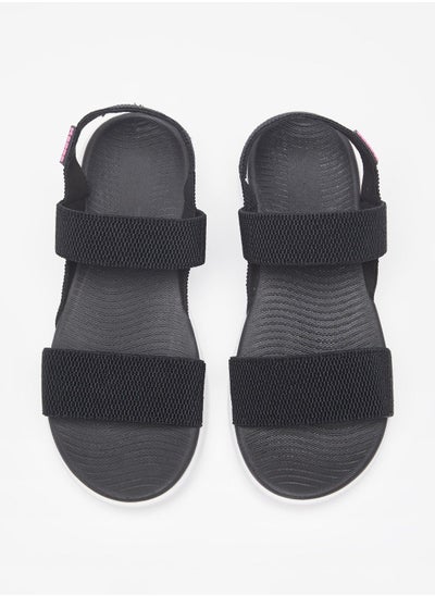 اشتري Women's Textured Slip-On Slide Sandals with Back Strap في الامارات