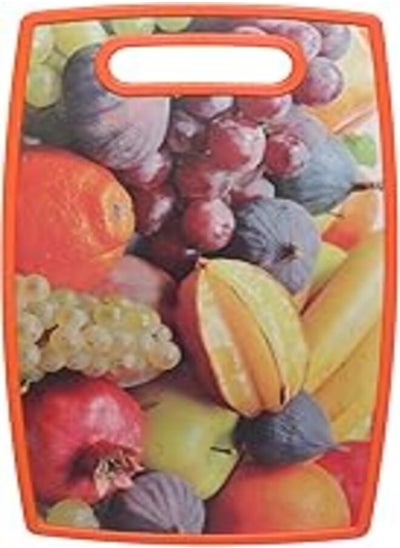 Buy Fruit-Print Plastic Chopping Board - Multi Color in Egypt