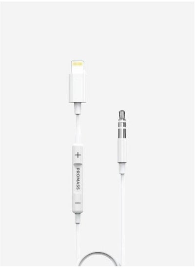 Buy 3.5mm AUX Cable with Volume Control Compatible with iPhone in Saudi Arabia