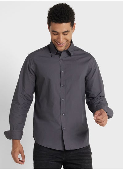 Buy Long Sleeve Poplin Shirt in UAE