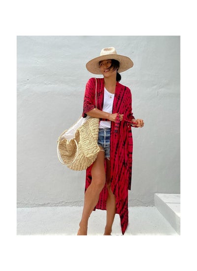 اشتري Beach Printed Robe Sunscreen Cover في الامارات