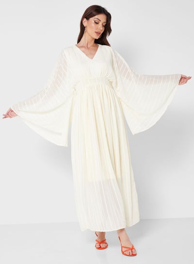 Buy Flared Sleeve A-Line Dress in Saudi Arabia