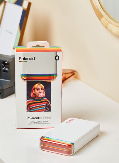 Buy Polaroid HiÂ·Print 2Ã—3 Pocket Photo Printer - White in UAE