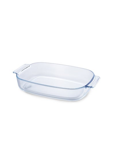 اشتري Yuka Glass Baking Dish 34.4X22.3X6.1Cm - Clear في الامارات