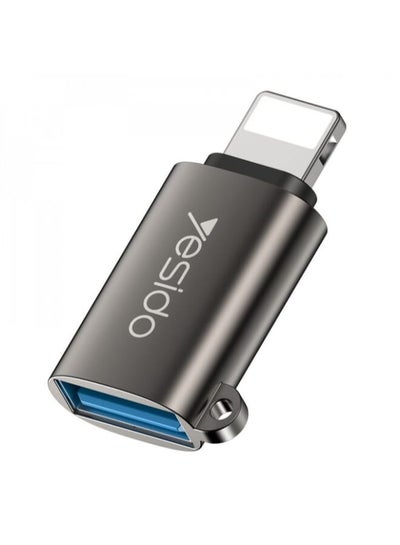 Buy GS14 High Quality Lightning OTG USB 2.0 Supper Fast Data Transmission - Black in Egypt