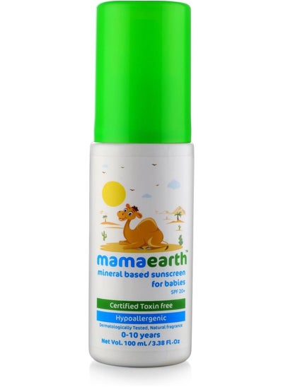 Buy MAMAEARTH Mineral Based Sunscreen 100 Ml in UAE