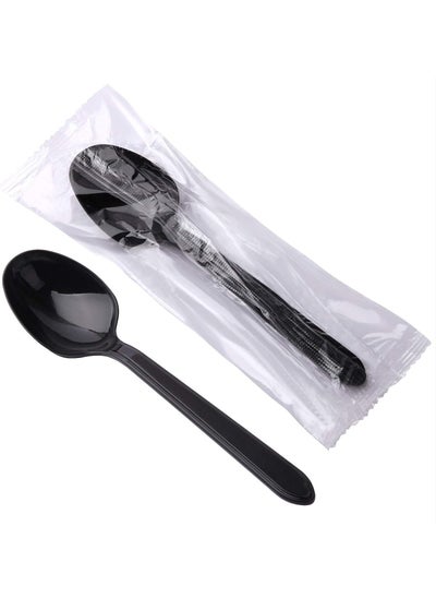 Buy Individually Wrapped Plastic Spoons, 50 pcs in Saudi Arabia