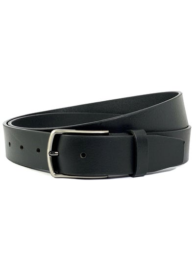 Buy CLASSIC MILANO® Genuine Leather Belt Men in an elegant GIFT BOX; Classic Jean Belt; Belts for men Mens belt Leather; Pin Buckle 35MM in UAE