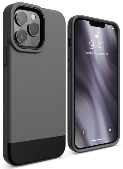 Buy Glide for iPhone 13 Pro MAX Case Cover - Dark Grey Black in UAE