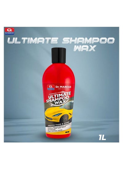 Buy Dr.Marcus S2ETWASH9 Titanium Ultimate Shampoo Wax 1 Litre, Car Shampoo Wax, High-Quality Protection & Shine, Made in Poland in Saudi Arabia