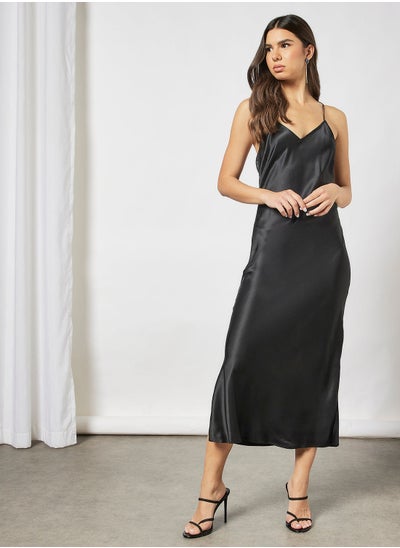 Buy Pure Silk Maxi Slip Dress in Saudi Arabia