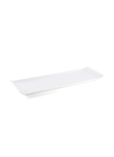 اشتري Ivory Porcelain Sushi Narrow Plate 40 cm في الامارات