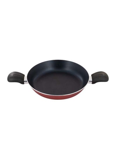 Buy Vetro Open Fry Pan With Two Ears Non Stick (Coating Interior) 26X4.5Cm  Wine Red K797013/26 in Saudi Arabia