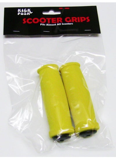 اشتري Kick Push Scooter Handle Grips, Yellow في الامارات