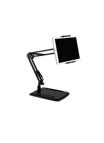 Buy Overhead Phone Mount Stand Phone Video Stand Articulating Arm Phone Mount Table Top with Base Adjustable 360° Cell Phone Tablet Holder Mount Desktop Compatible with Phones, Tablets, iPad in Egypt