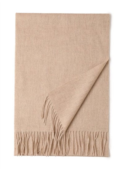 اشتري Solid Color Soft And Comfortable Wool Scarf في السعودية