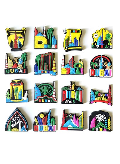 اشتري Fridge Magnet Colorful set of 16 في الامارات