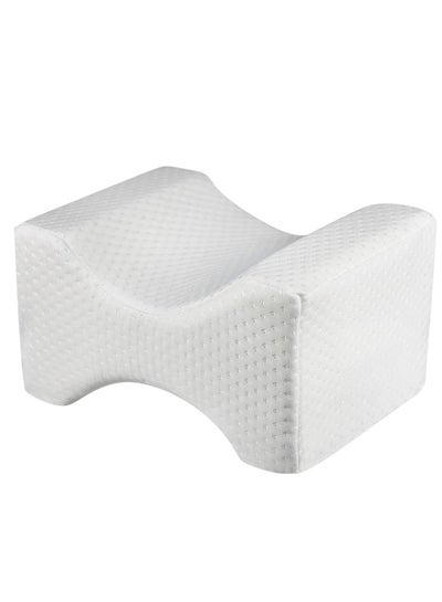 Buy Tycom Memory Foam Knee Pillow for Side Sleepers - Orthopedic Knee & Leg Cooling Pillow, Adaptive Bed Assistance Product, Leg Pillow for Sleeping Lower Back & Hip Pain (White) in UAE
