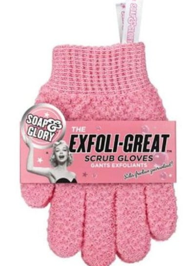 Buy SOAP & GLORY Exfoliating Scrub Gloves Pink in Egypt