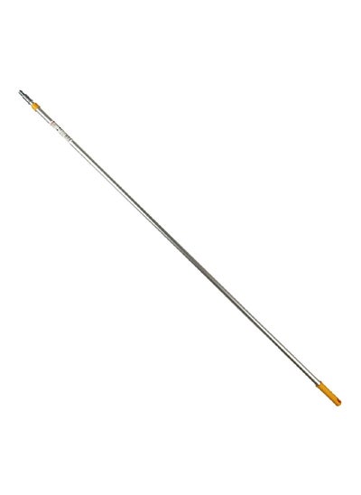 Buy Durable Large Telescopic Extension Pole Silver and Yellow 1.8-3.7 m 1508712 in Saudi Arabia