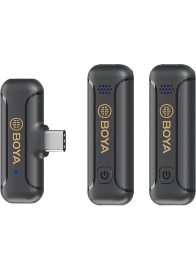 Buy BY-WM3T2-U2 Mini 2.4GHz Wireless Microphone With Type-C Port - Black in Saudi Arabia