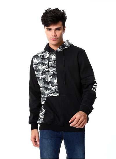 Buy Mens Closed Hoodie With Army Design in Egypt