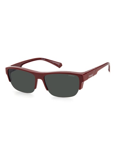 Buy Men's Rectangular / Square Ancillaries Sunglasses PLD 9015/S  BURGUNDY 68 in UAE