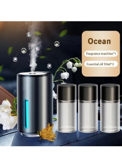 Buy Car Air Vent Humidifier Mist Aromatherapy Car Air Freshener Perfume Fragrance ( Fragrance Machine 1 Essential Oil 10ml 3 ) in UAE