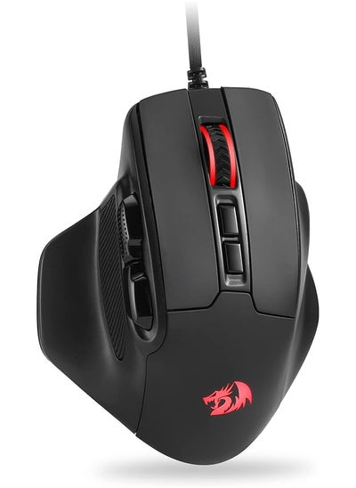 اشتري M806 Bullseye Gaming Mouse 7 Programmable Buttons Wired Rgb Gamer Mouse W Ergonomic Natural Grip Build Software Supports Diy Keybinds And Backlit في السعودية