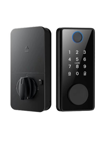 اشتري Multifunctional Intelligent Electronic Password Lock, Fingerprint/App/Access Card/Password/Key, Virtual Password to Prevent Peeping, 5-In-1 Unlocking Method في السعودية