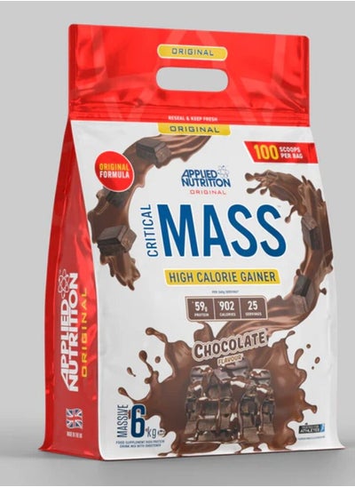 Buy Applied Nutrition, Critical Mass Protein, Chocolate, 6Kg, 25 Servings in UAE