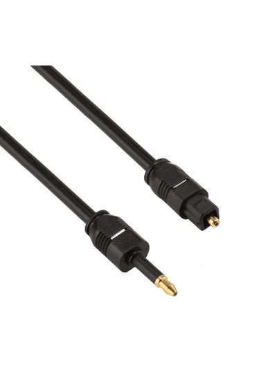 اشتري Digital Sound Toslink Male -3.5mm Optical S/PDIF Audio Cable for PS4/PC/TV/CD/DVD في الامارات