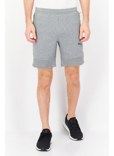 Buy Men Sportswear Fit Running Short, Grey in Saudi Arabia