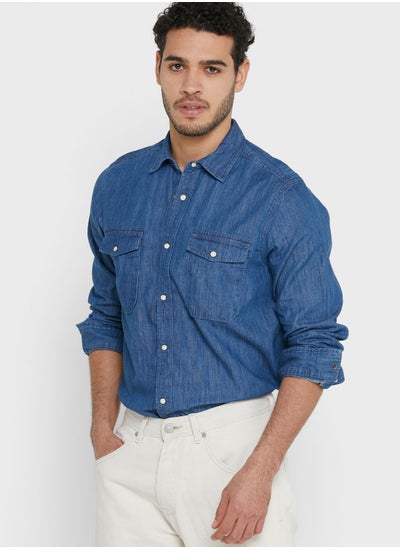 Buy Essential Slim Fit Shirt in Saudi Arabia