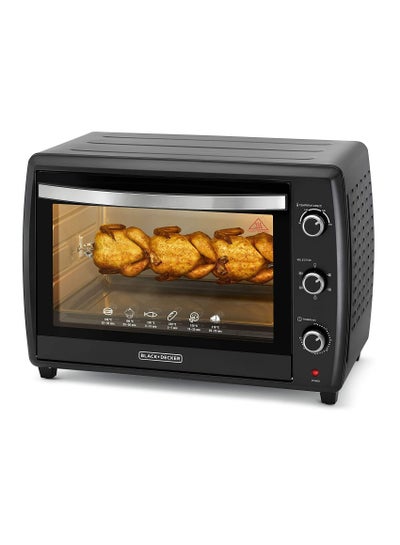 BLACK & DECKER 70L Double Glass Multifunction Toaster Oven With ...