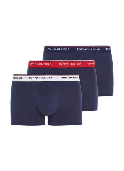 Buy Men's 3-Pack Premium Essential Trunks Underwear Bottoms, Multicolor in UAE