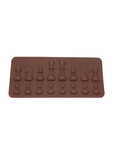 اشتري Silicone Chess Chocolate Mould Brown 30 x 15 5centimeter في السعودية