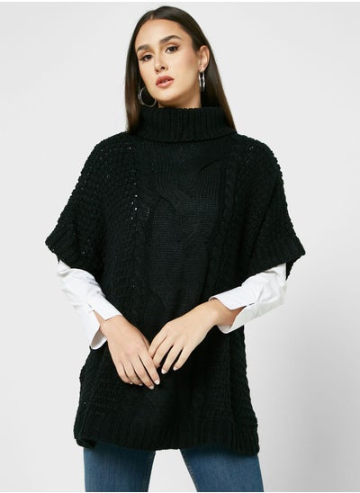 Buy Turtleneck Short Sleeve Sweater in Saudi Arabia