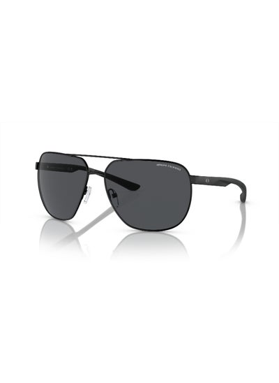 Buy Men's Round Shape Metal Sunglasses 2047S - Lens Size: 63 Mm - Matte Black in Saudi Arabia