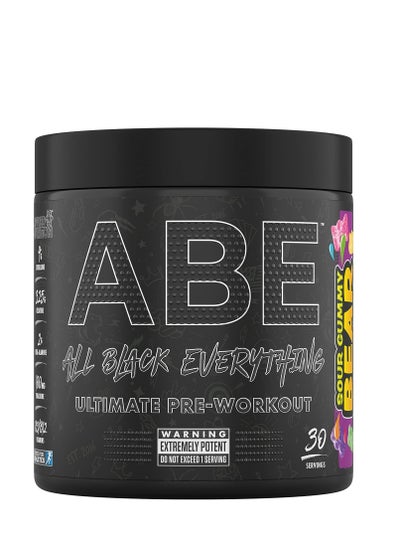 Buy ABE Ultimate Pre-Workout with Sour Gummy Bear Flavor 30 Servings 315gm in UAE